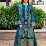 3 Piece Embroirdered Chiffon DEWI – FS50090