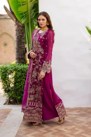 3 Piece Embroirdered Chiffon AULIA – FS50087 - Image 3