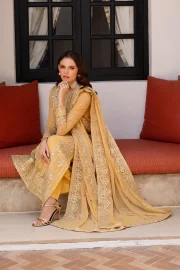 3 Piece Embroirdered Chiffon ENDAH – FS50095 - Image 3