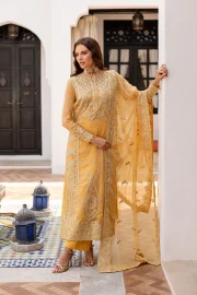 3 Piece Embroirdered Chiffon ENDAH – FS50095 - Image 5
